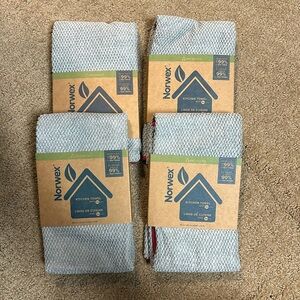Norwex Diamond Textured Kitchen Towel, Lot of 4 New towels!